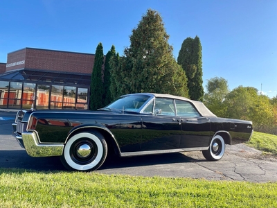 1967 Lincoln Continental Suicide Door Convertible New Black Paint