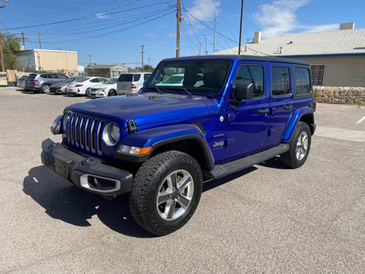 2020 Jeep Wrangler Unlimited Sahara 4x4 for sale in El Paso, TX