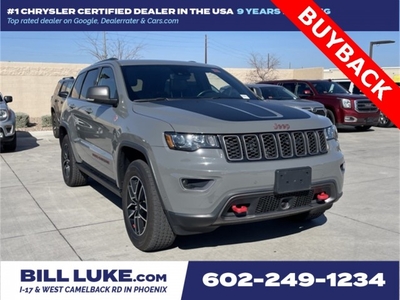 PRE-OWNED 2021 JEEP GRAND CHEROKEE TRAILHAWK WITH NAVIGATION & 4WD