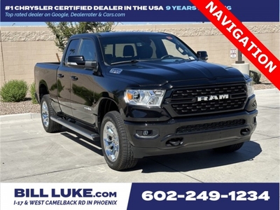 PRE-OWNED 2022 RAM 1500 BIG HORN/LONE STAR WITH NAVIGATION & 4WD