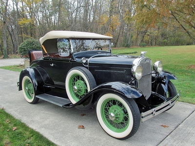 1930 Ford Model A Deluxe Roadster Convertible With Rumble Seat
