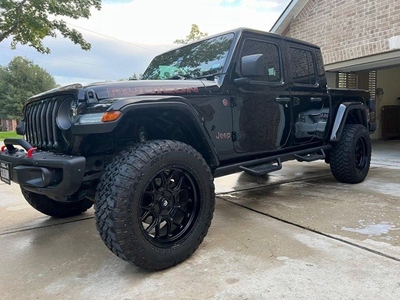 2020 Jeep Gladiator Rubicon Leather,uconnect,body Color 3-Piece Hard Top, 35's