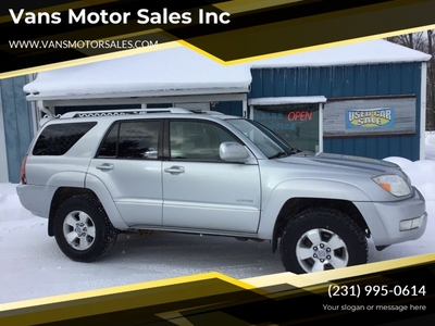 2004 Toyota 4Runner Limited 4WD 4dr SUV w/V8 for sale in Traverse City, MI