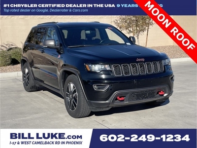 CERTIFIED PRE-OWNED 2021 JEEP GRAND CHEROKEE TRAILHAWK WITH NAVIGATION & 4WD