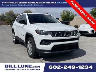 CERTIFIED PRE-OWNED 2022 JEEP COMPASS LATITUDE LUX 4WD