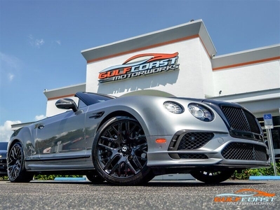 2018 Bentley Continental Supersports Convertible For Sale
