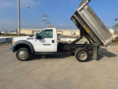 2013 FORD F550 Dump Truck, V10 GAS, Stainless Bed! PTO Bed-Vib, Great! $38,500