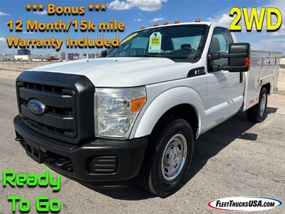 2014 FORD F350 ENCLOSED TELESCOPIC BED, CTECH UTILITY TRUCK- MUST SEE $26,995