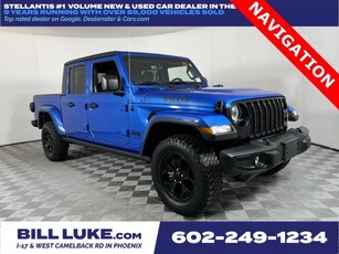 CERTIFIED PRE-OWNED 2021 JEEP GLADIATOR SPORT WILLYS WITH NAVIGATION & 4WD