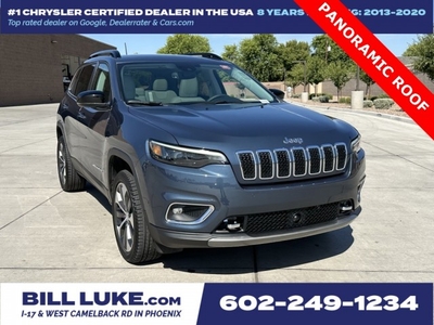 CERTIFIED PRE-OWNED 2022 JEEP CHEROKEE LIMITED WITH NAVIGATION & 4WD