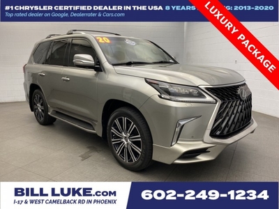 PRE-OWNED 2020 LEXUS LX 570 WITH NAVIGATION & 4WD