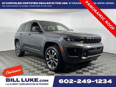 CERTIFIED PRE-OWNED 2022 JEEP GRAND CHEROKEE OVERLAND WITH NAVIGATION & 4WD