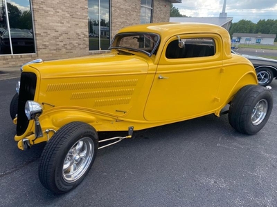 1934 Ford Highboy Yellow Coupe for sale in Dayton, Ohio, Ohio