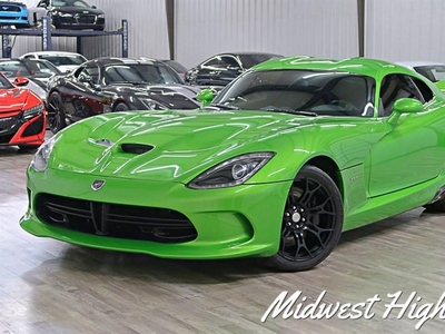 2014 Dodge Viper SRT-10 Clean Carfax! RARE STRYKER GREEN! COUPE 2-DR for sale in Rockford, Illinois, Illinois