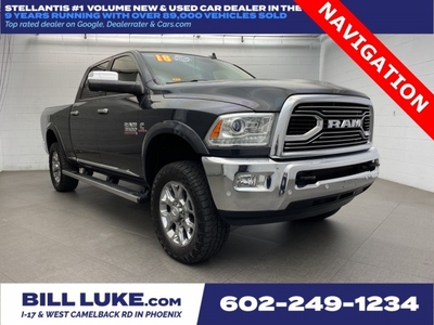 PRE-OWNED 2018 RAM 3500 LIMITED WITH NAVIGATION & 4WD
