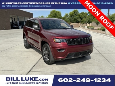 CERTIFIED PRE-OWNED 2021 JEEP GRAND CHEROKEE 80TH ANNIVERSARY EDITION WITH NAVIGATION & 4WD