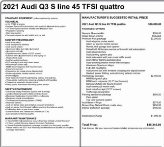 Used 2021 Audi Q3 Premium S line quattro