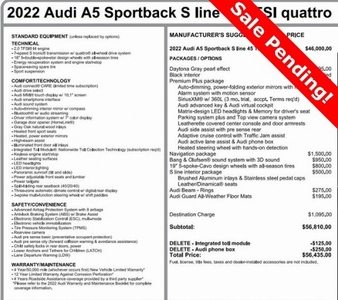 Used 2022 Audi A5 45 S line Premium Plus quattro