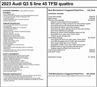 Used 2023 Audi Q3 Premium S line quattro