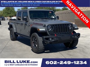 CERTIFIED PRE-OWNED 2021 JEEP GLADIATOR RUBICON WITH NAVIGATION & 4WD