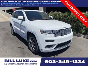 PRE-OWNED 2019 JEEP GRAND CHEROKEE SUMMIT WITH NAVIGATION & 4WD