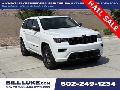 PRE-OWNED 2021 JEEP GRAND CHEROKEE 80TH ANNIVERSARY EDITION WITH NAVIGATION & 4WD