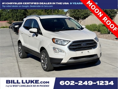 PRE-OWNED 2018 FORD ECOSPORT TITANIUM WITH NAVIGATION & 4WD