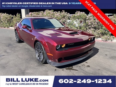 CERTIFIED PRE-OWNED 2019 DODGE CHALLENGER R/T SCAT PACK WIDEBODY
