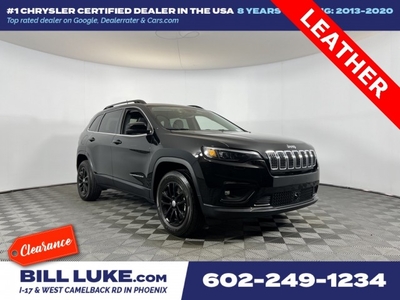 CERTIFIED PRE-OWNED 2022 JEEP CHEROKEE LATITUDE LUX 4WD