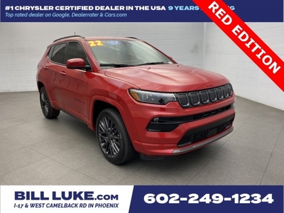CERTIFIED PRE-OWNED 2022 JEEP COMPASS RED EDITION 4WD