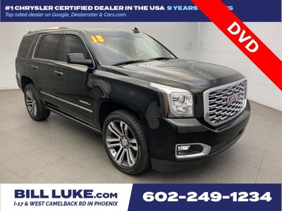 PRE-OWNED 2018 GMC YUKON DENALI WITH NAVIGATION & 4WD