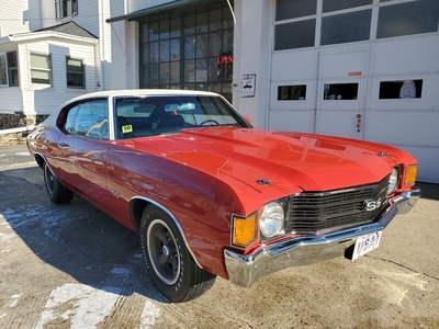 1972 Chevrolet Chevelle SS 350, Buckets/Console, A/C, 6K Mi Time Capsule For Sale