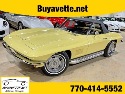 1967 Chevrolet Corvette Convertible *original Window Sticker And P.O.P., 24K Documented MILES*