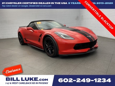 PRE-OWNED 2017 CHEVROLET CORVETTE GRAND SPORT 3LT