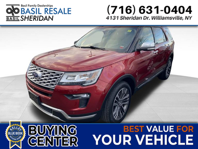 Used 2018 Ford Explorer Platinum With Navigation & 4WD