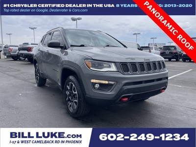 CERTIFIED PRE-OWNED 2020 JEEP COMPASS TRAILHAWK 4WD
