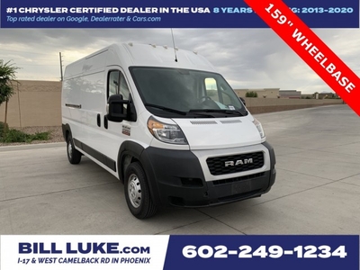 PRE-OWNED 2021 RAM PROMASTER 2500 HIGH ROOF 159 WB