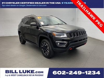 CERTIFIED PRE-OWNED 2021 JEEP COMPASS TRAILHAWK 4WD