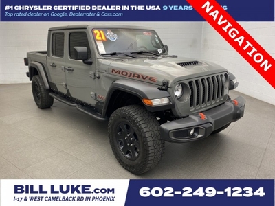CERTIFIED PRE-OWNED 2021 JEEP GLADIATOR MOJAVE WITH NAVIGATION & 4WD
