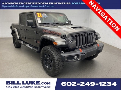 CERTIFIED PRE-OWNED 2021 JEEP GLADIATOR MOJAVE WITH NAVIGATION & 4WD
