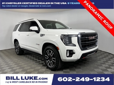 PRE-OWNED 2023 GMC YUKON AT4 WITH NAVIGATION & 4WD