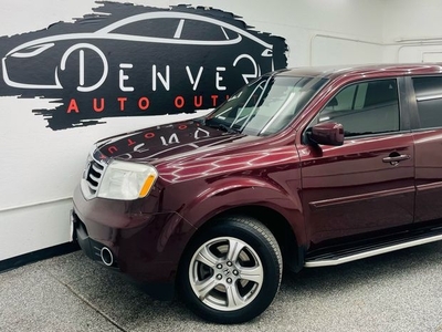 2014 Honda Pilot EX 4WD, Heated Seats, 7 Passenger - Dark Cherry Pearl for sale in Englewood, CO
