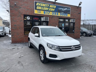 2014 Volkswagen Tiguan S 4Motion AWD, Turbocharged Engine - Pure White Tiguan for sale in Everett, MA