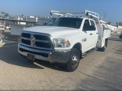 2016 Dodge RAM 3500 4WD Crew Cab Utility Bed Tradesman Cummins 6.7 Liter AISIN Transmission for sale in El Macero, CA