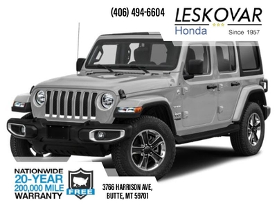 2021 Jeep Wrangler Unlimited Sahara for sale in Butte, MT