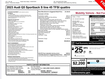2023 Audi Q5 Sportback