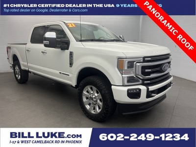 PRE-OWNED 2021 FORD F-350SD PLATINUM WITH NAVIGATION & 4WD