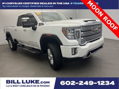 PRE-OWNED 2021 GMC SIERRA 2500HD DENALI WITH NAVIGATION & 4WD