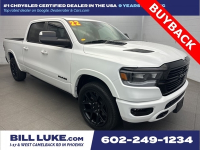 PRE-OWNED 2022 RAM 1500 LARAMIE WITH NAVIGATION & 4WD