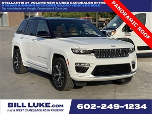 PRE-OWNED 2022 JEEP GRAND CHEROKEE SUMMIT RESERVE 4XE WITH NAVIGATION & 4WD